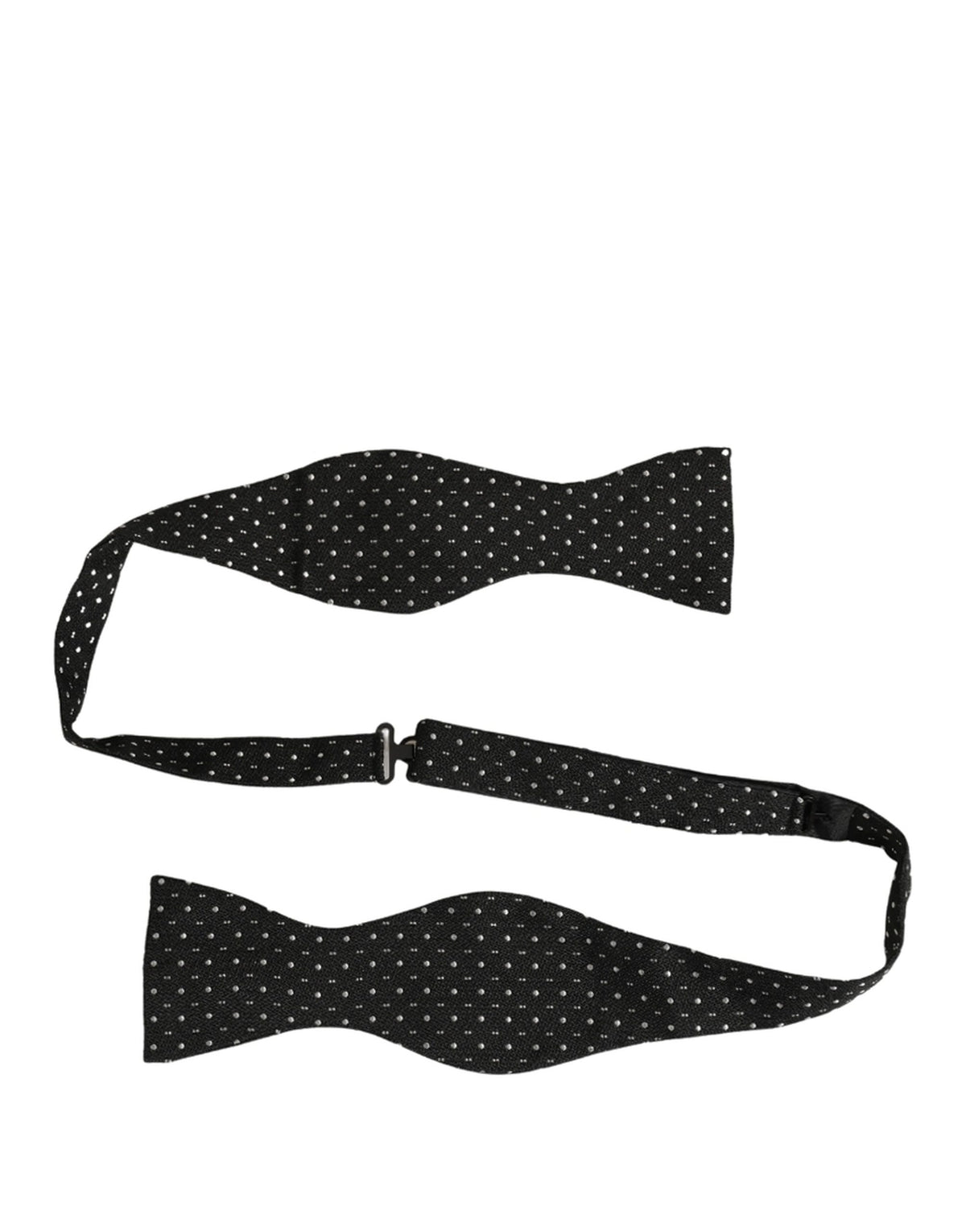 Nœud papillon ajustable Dolce &amp; Gabbana à pois noirs et blancs
