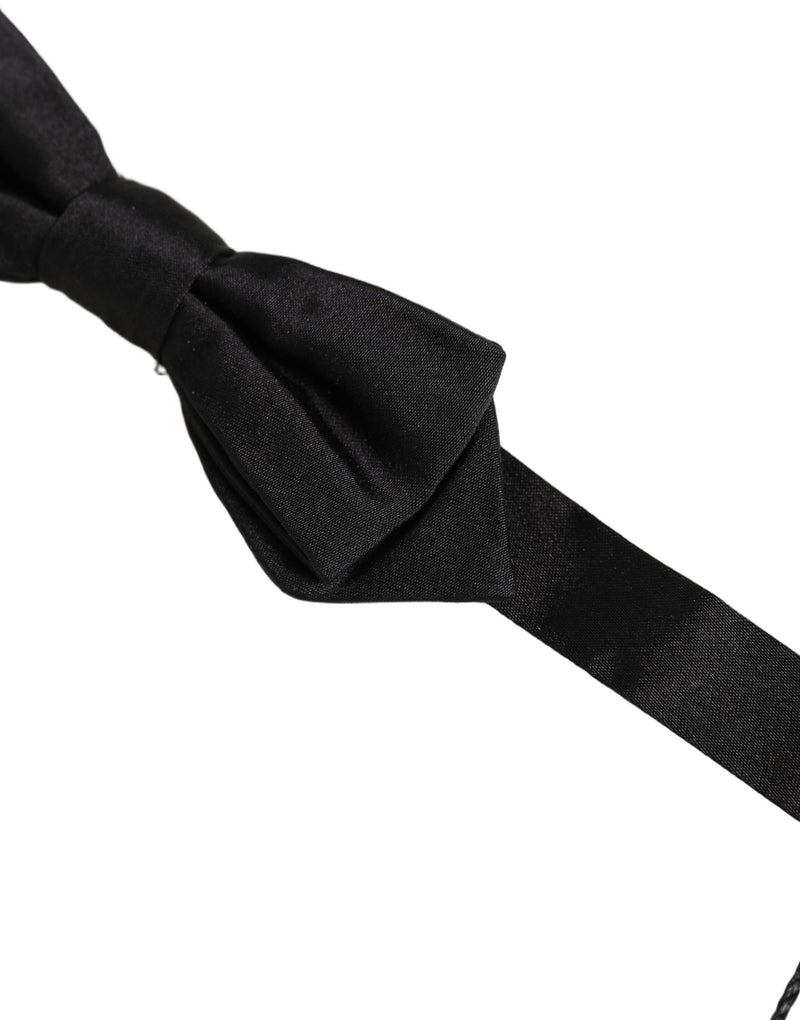 Nœud papillon réglable Dolce & Gabbana Homme Noir 100% Soie