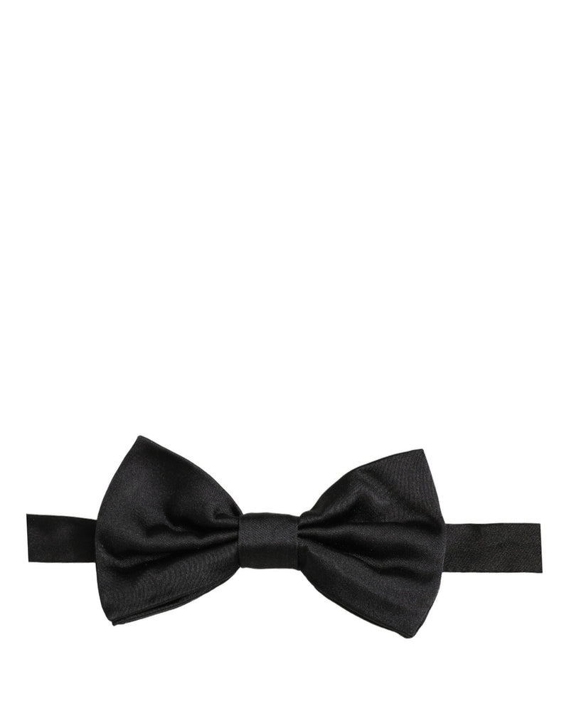 Nœud papillon réglable Dolce & Gabbana Homme Noir 100% Soie