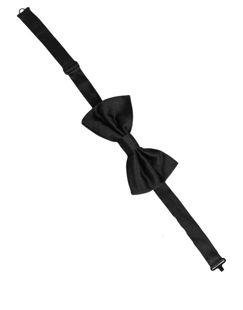 Nœud papillon réglable Dolce & Gabbana Homme Noir 100% Soie