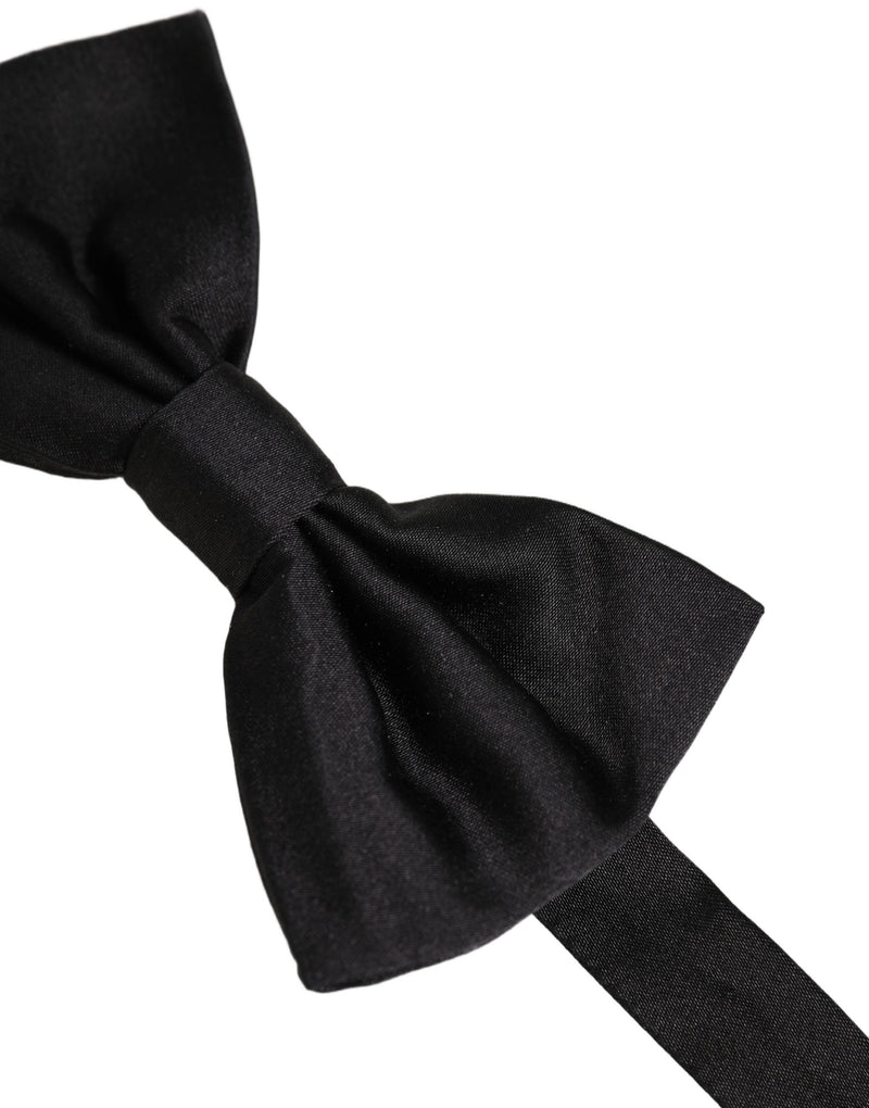 Nœud papillon réglable Dolce & Gabbana Homme Noir 100% Soie