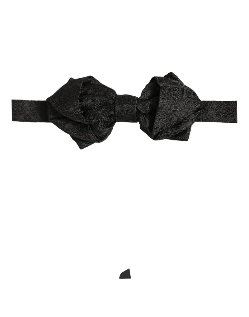 Nœud Papillon Dolce & Gabbana Homme Noir Soie Paisley Réglable