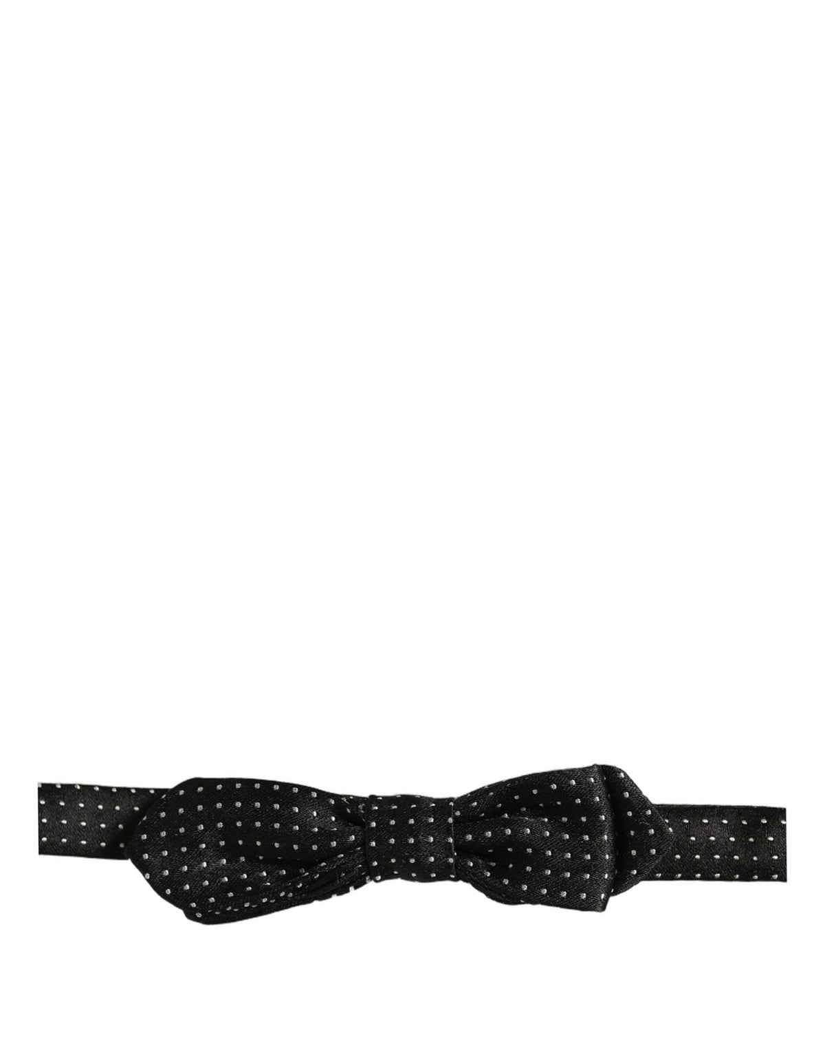 Nœud papillon ajustable Dolce &amp; Gabbana à pois noirs et blancs