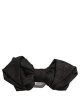 Nœud papillon réglable Dolce & Gabbana Homme Noir 100% Soie