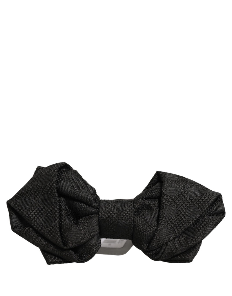 Nœud papillon réglable Dolce & Gabbana Homme Noir 100% Soie