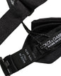 Dolce & Gabbana Men Black 100% Silk Adjustable Neck Papillon Bow Tie