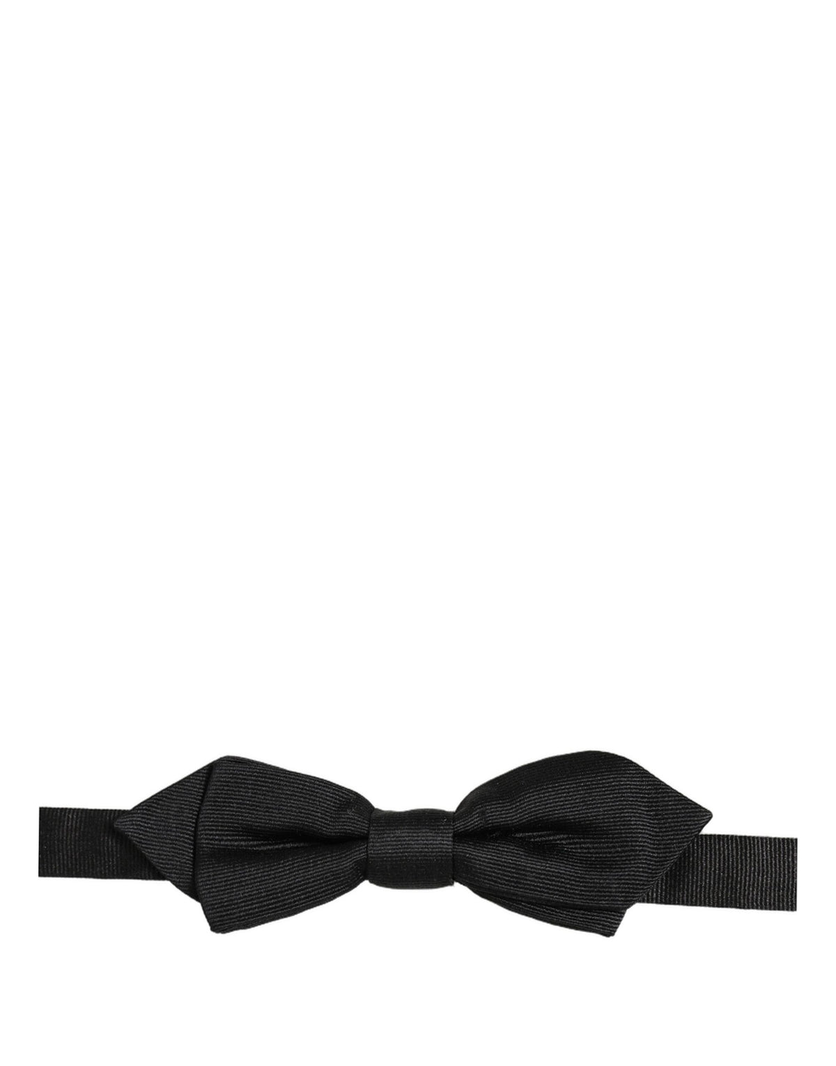 Nœud papillon réglable Dolce & Gabbana Homme Noir 100% Soie