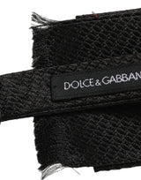 Nœud papillon Dolce & Gabbana pour homme noir 100 % soie réglable