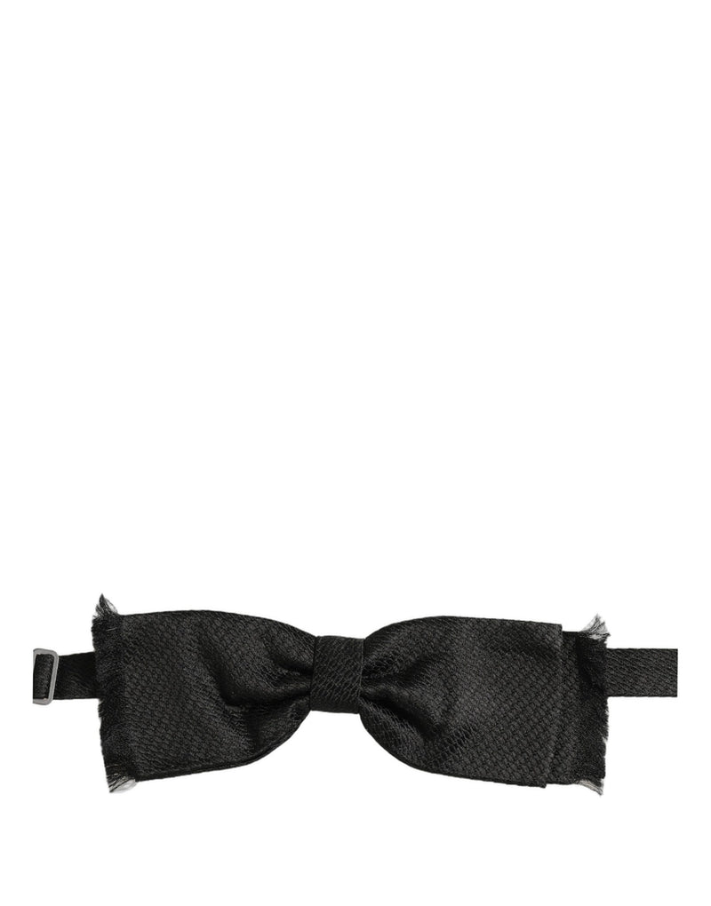 Nœud papillon Dolce & Gabbana pour homme noir 100 % soie réglable