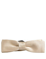 Dolce & Gabbana Homme Papillon Ajustable 100% Soie Beige