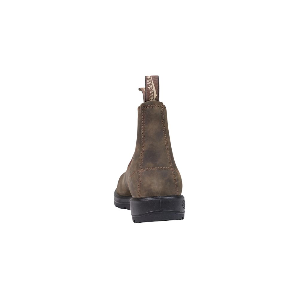 Boots Blundstone marron en cuir à la cheville