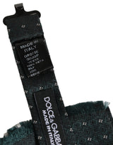 Dolce & Gabbana Homme Nœud Papillon Papillon Réglable à Motif Vert