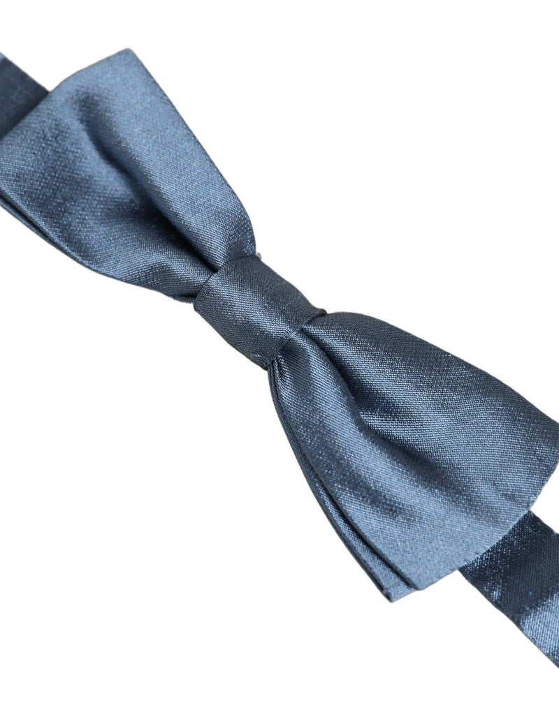 Nœud Papillon Réglable en Soie Bleu Ciel Dolce & Gabbana pour Homme