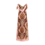 Robe décontractée Alemais en viscose multicolore