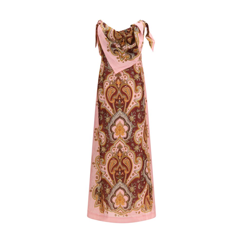 Robe décontractée Alemais en viscose multicolore
