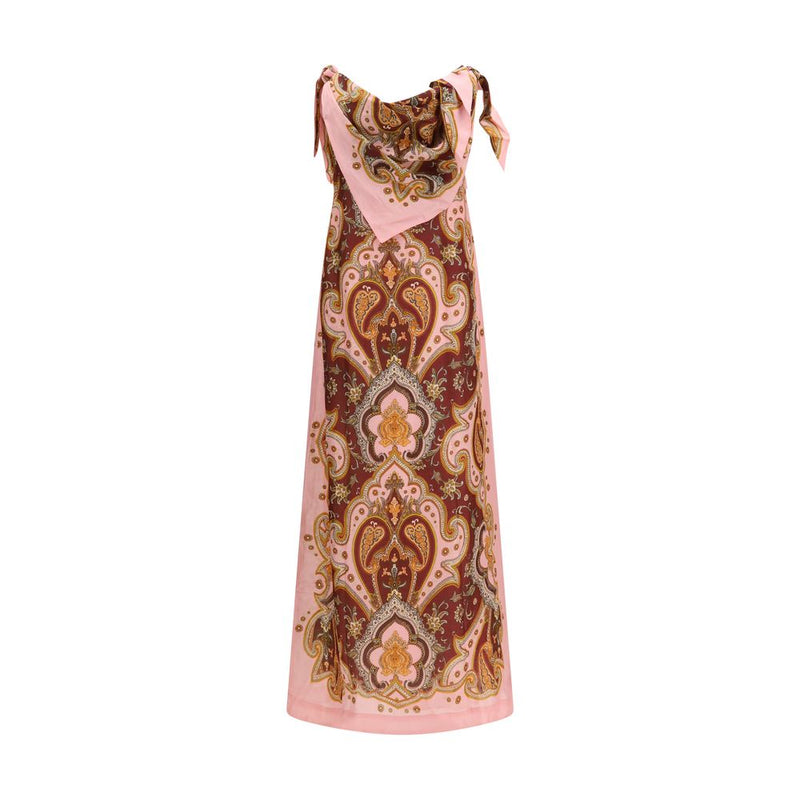 Robe décontractée Alemais en viscose multicolore
