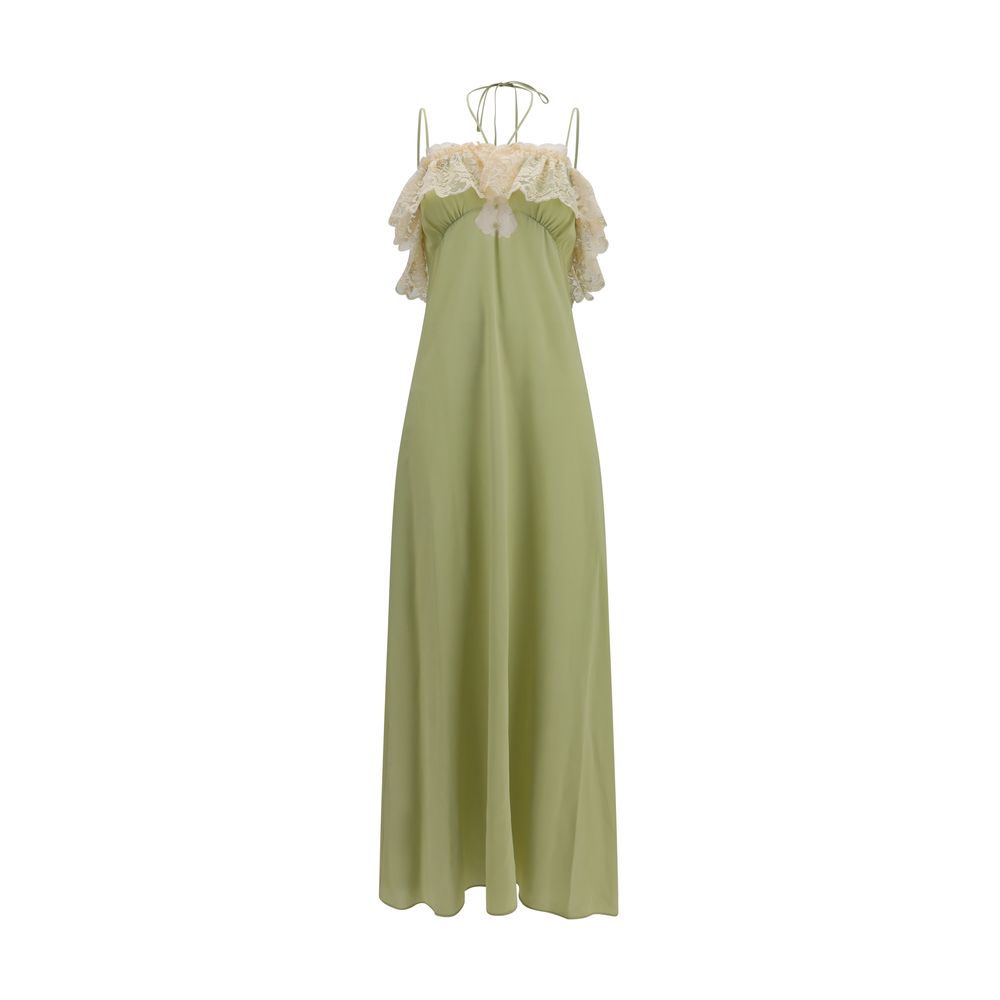 Robe décontractée Chloé en soie bicolore
