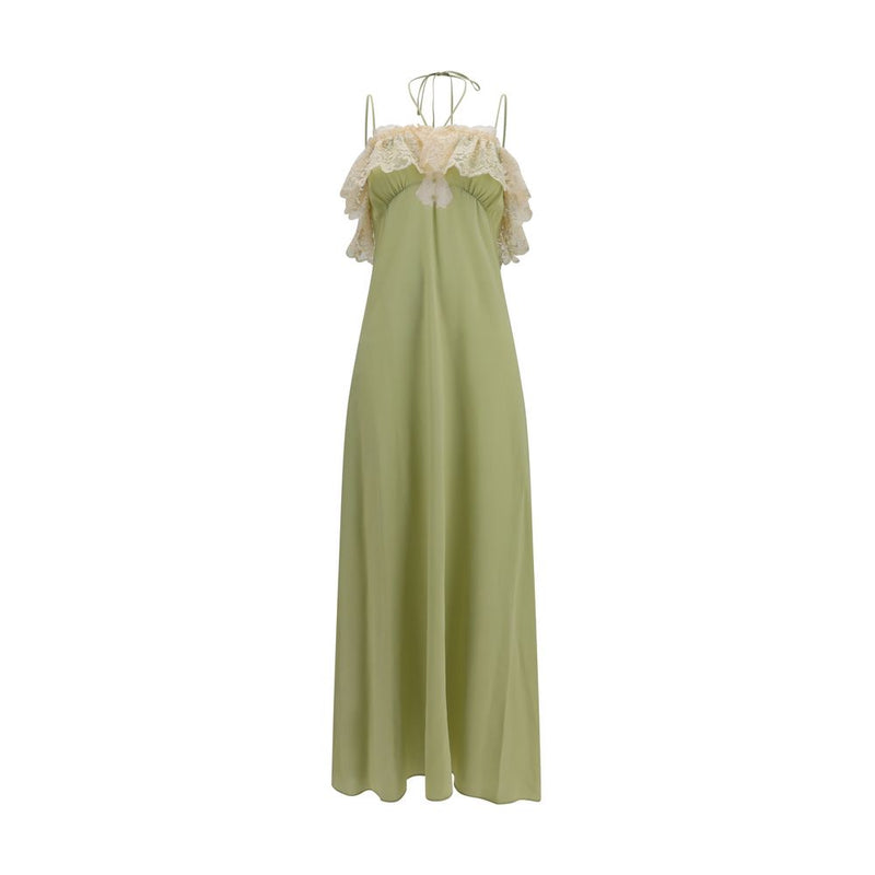 Robe décontractée Chloé en soie bicolore