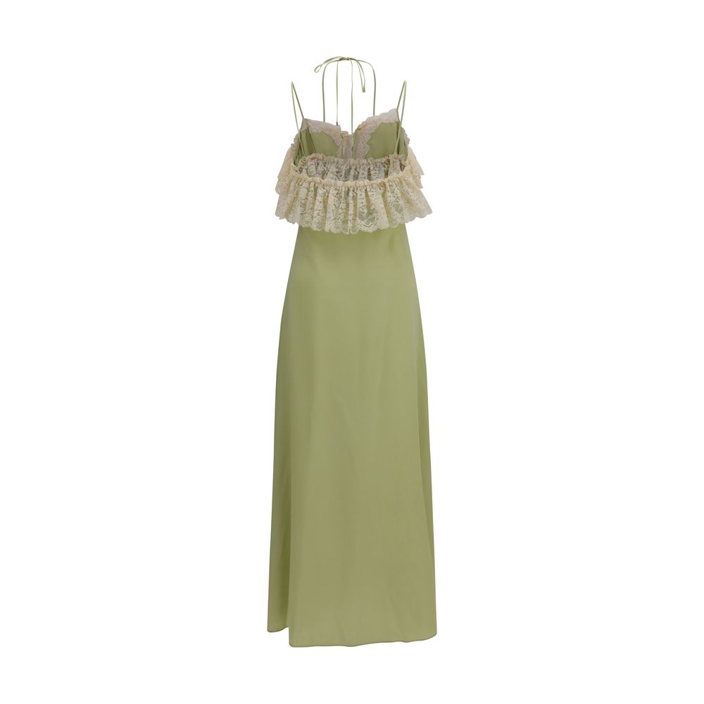 Robe décontractée Chloé en soie bicolore