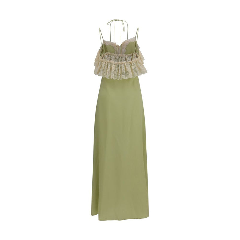 Robe décontractée Chloé en soie bicolore