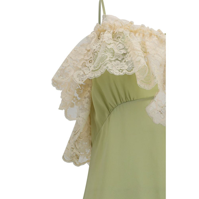 Robe décontractée Chloé en soie bicolore