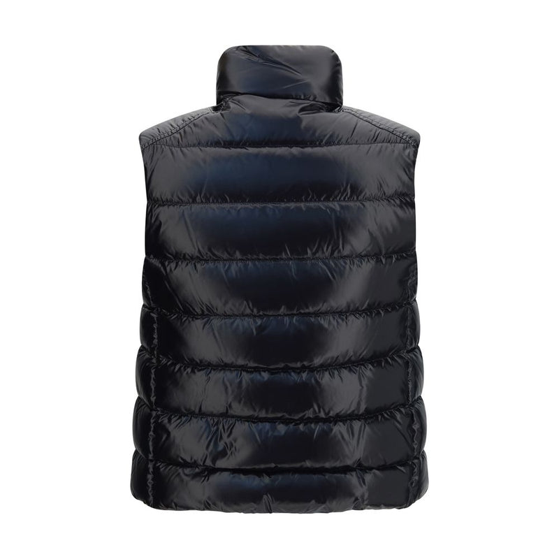 Moncler Gilet Sans Manches en Polyamide Noir