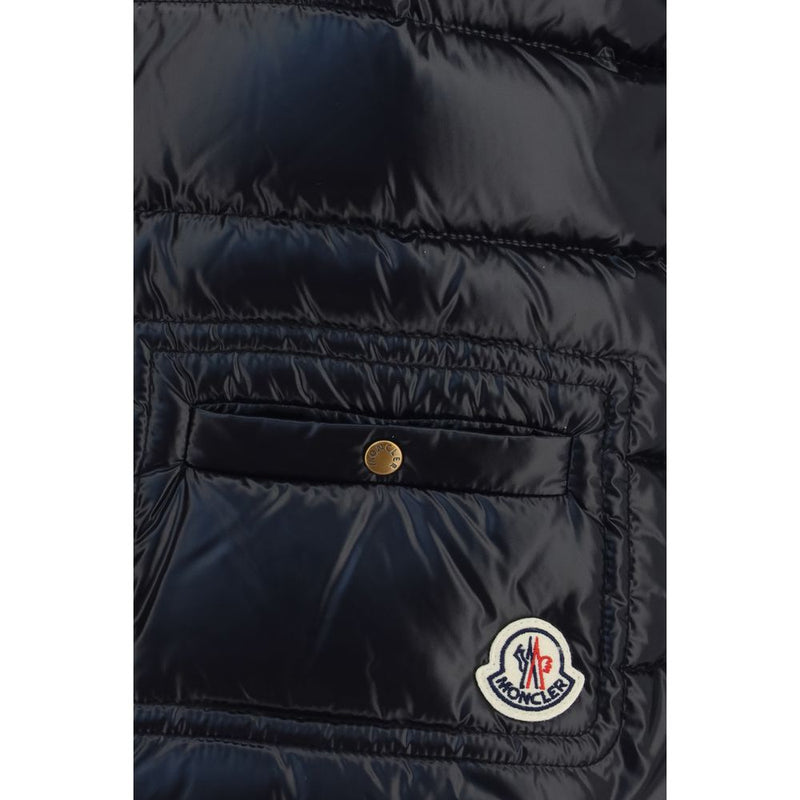 Moncler Gilet Sans Manches en Polyamide Noir