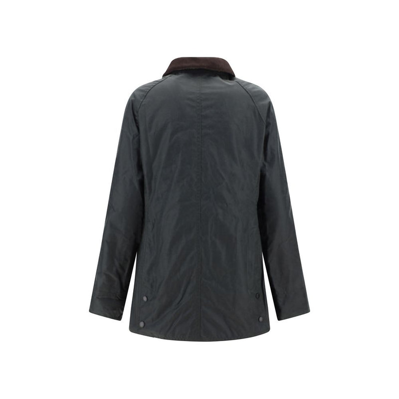 Veste longue en coton bicolore Barbour