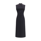 Robe décontractée Maison Margiela en laine noire Oves Aries