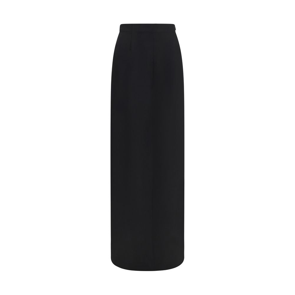Jupe longue Maison Margiela en laine noire Oves Aries