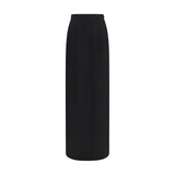 Jupe longue Maison Margiela en laine noire Oves Aries
