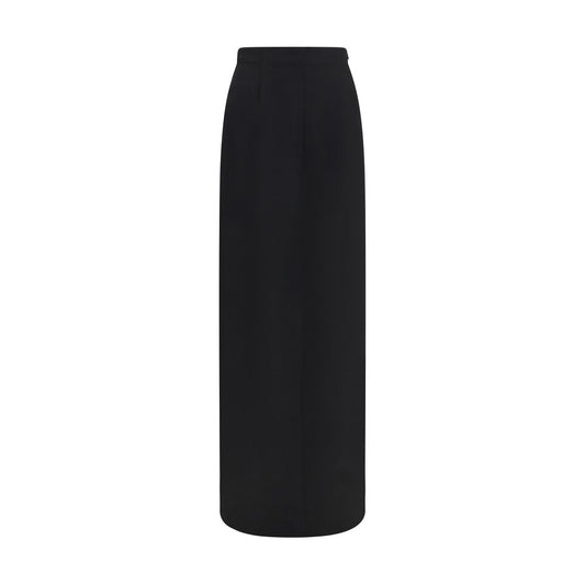 Jupe longue Maison Margiela en laine noire Oves Aries