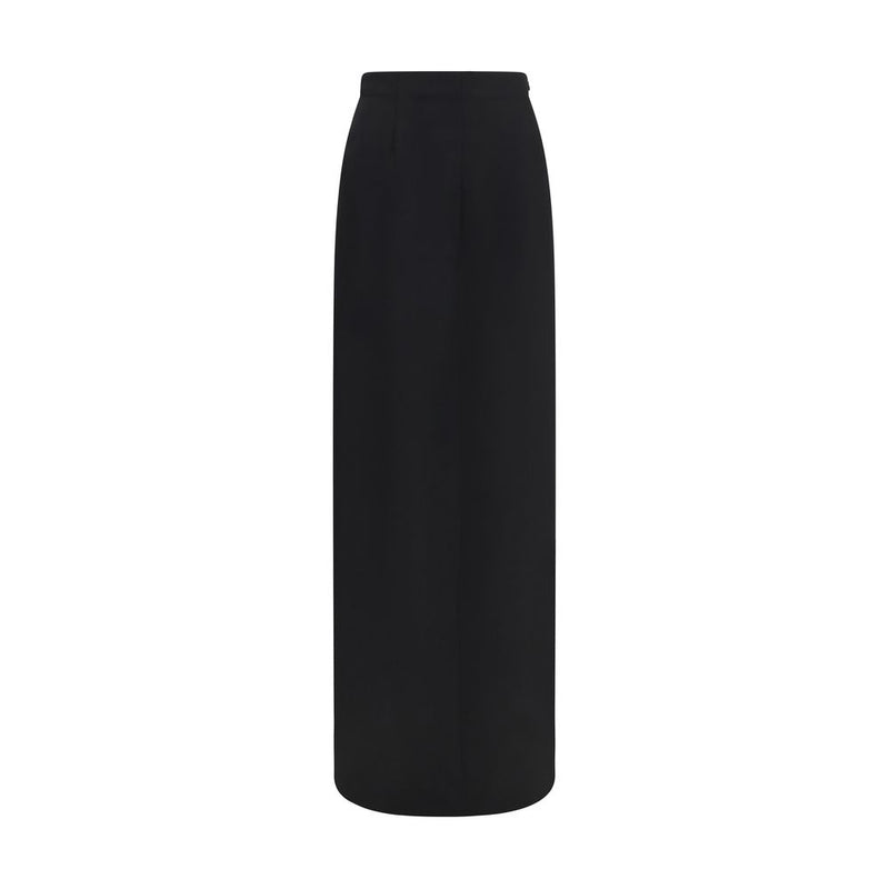 Jupe longue Maison Margiela en laine noire Oves Aries