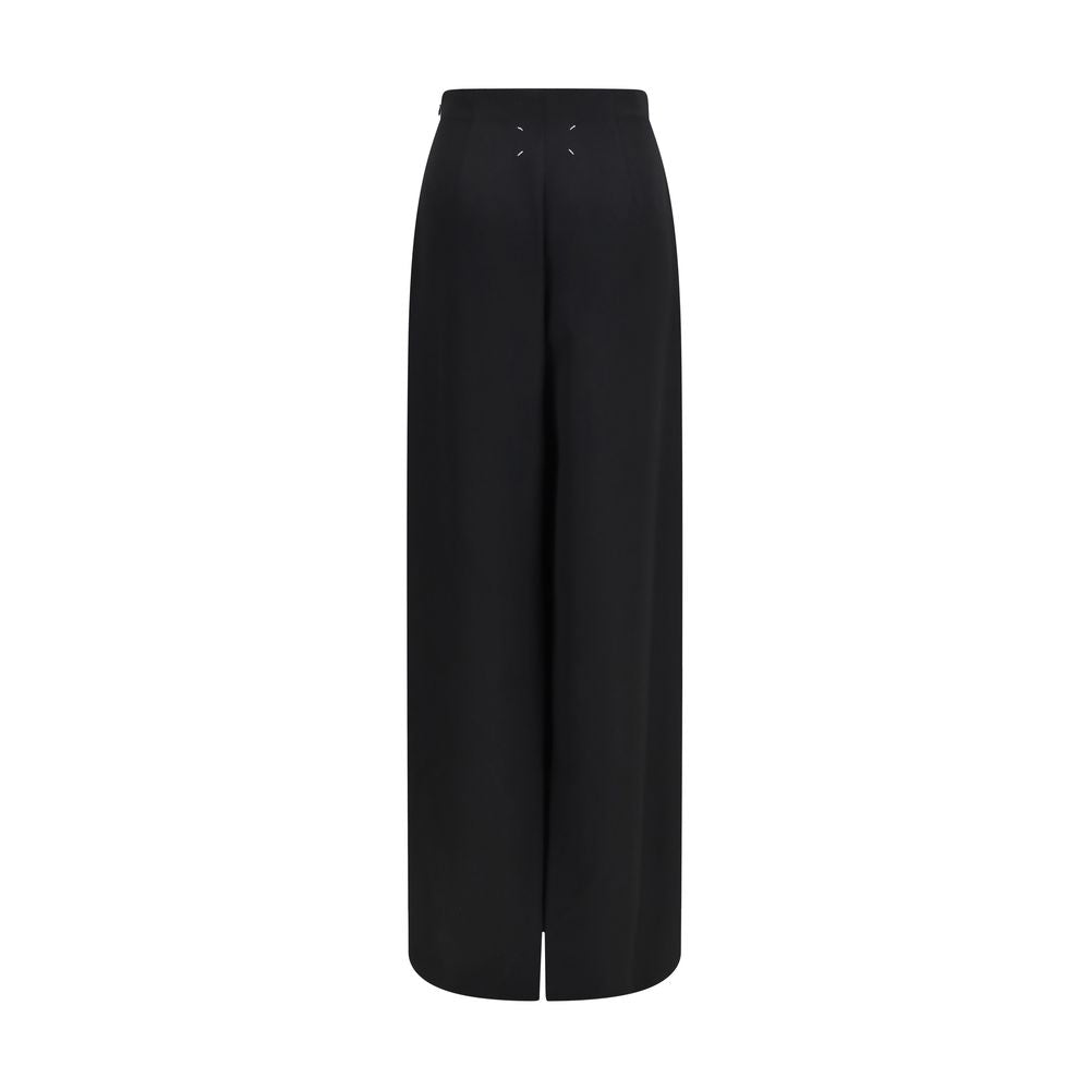 Jupe longue Maison Margiela en laine noire Oves Aries
