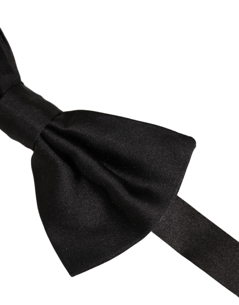 Nœud papillon réglable Dolce & Gabbana Homme Noir 100% Soie