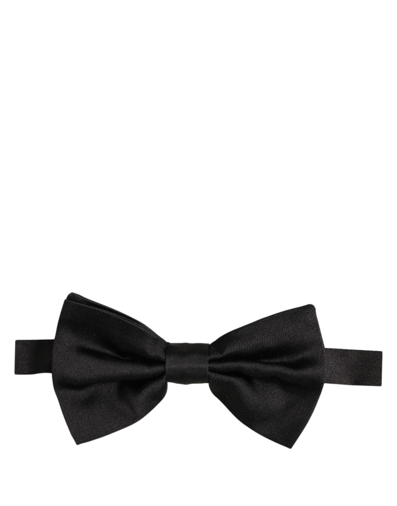 Nœud papillon réglable Dolce & Gabbana Homme Noir 100% Soie