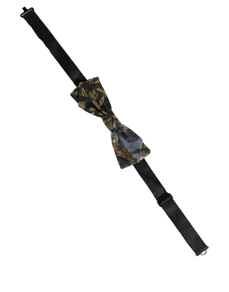 Nœud papillon réglable en jacquard multicolore Dolce & Gabbana pour homme