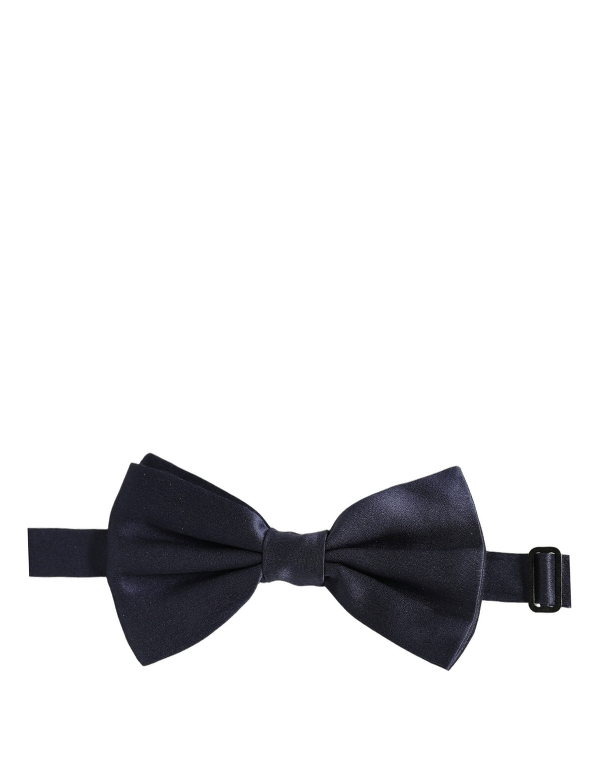 Dolce & Gabbana Nœud Papillon Papillon de Cou Réglable 100% Soie Bleu Foncé