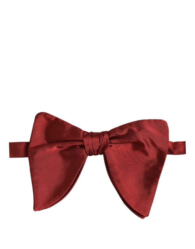 Dolce & Gabbana Homme Rouge 100% Soie Nœud Papillon Réglable