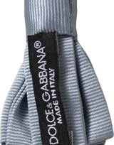 Nœud Papillon Réglable en Soie Bleu Ciel Dolce & Gabbana pour Homme