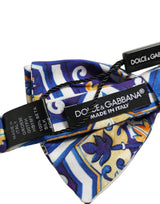 Nœud Papillon Réglable Majolique Multicolore Homme Dolce & Gabbana