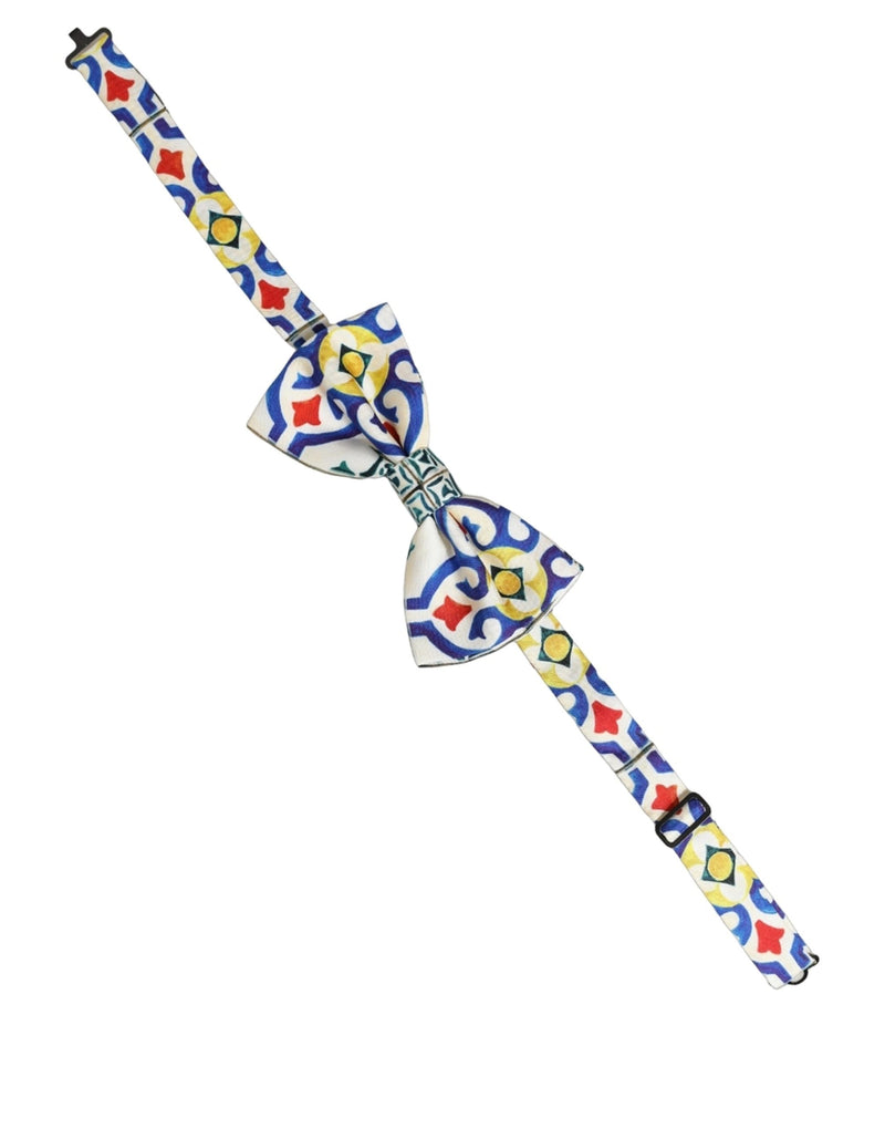 Nœud Papillon Réglable Majolique Multicolore Homme Dolce & Gabbana
