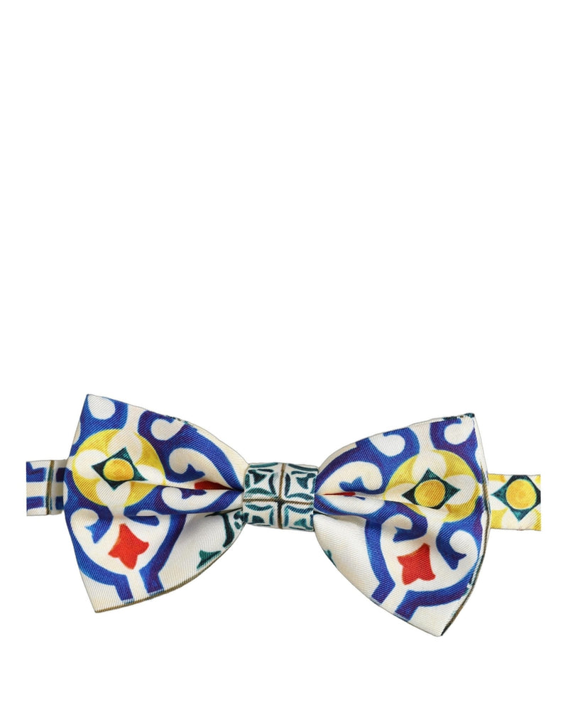 Nœud Papillon Réglable Majolique Multicolore Homme Dolce & Gabbana
