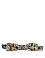 Nœud papillon papillon réglable Dolce & Gabbana multicolore style damassé