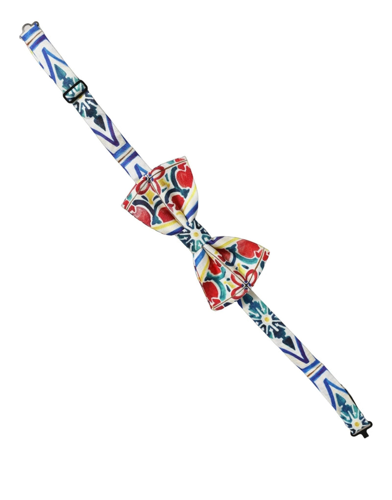 Nœud Papillon Réglable Majolique Multicolore Homme Dolce & Gabbana