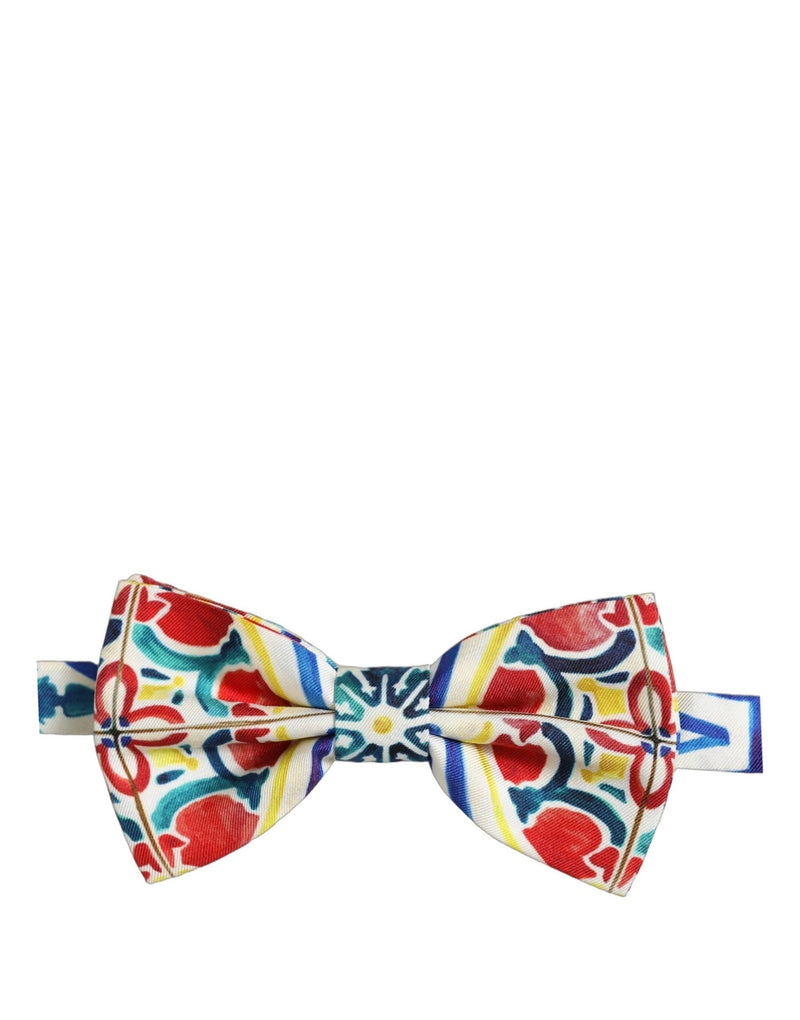 Nœud Papillon Réglable Majolique Multicolore Homme Dolce & Gabbana