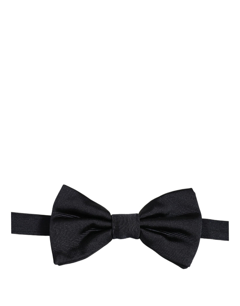 Nœud papillon réglable Dolce & Gabbana Homme Noir 100% Soie