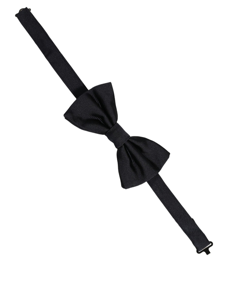 Nœud papillon réglable Dolce & Gabbana Homme Noir 100% Soie