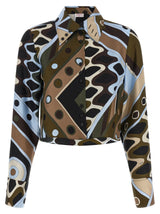 Blouse en soie multicolore Emilio Pucci