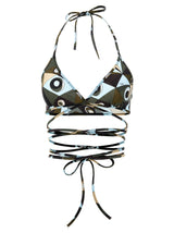 Maillot de bain deux pièces Emilio Pucci en polyamide multicolore